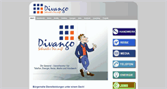 Desktop Screenshot of divango.de